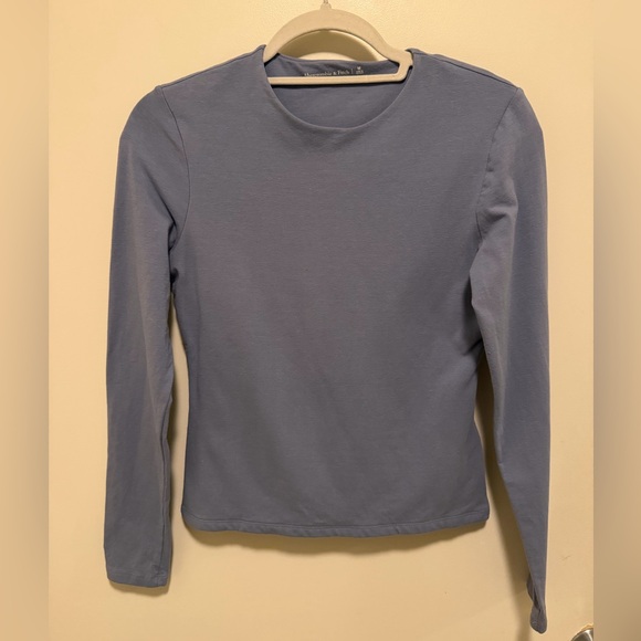 Abercrombie & Fitch - Double-Lined Long-Sleeve Baby Tee - Picture 5 of 7